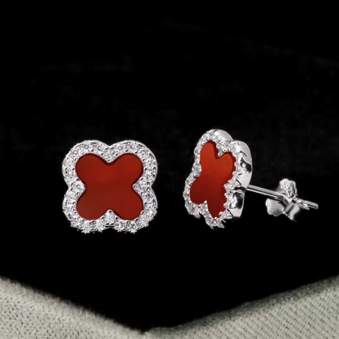 Van cleef inspired earrings