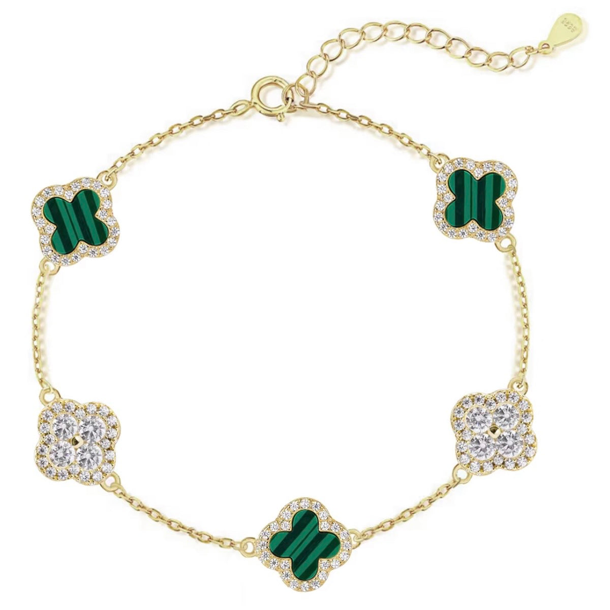 Van cleef inspired clover bracelet