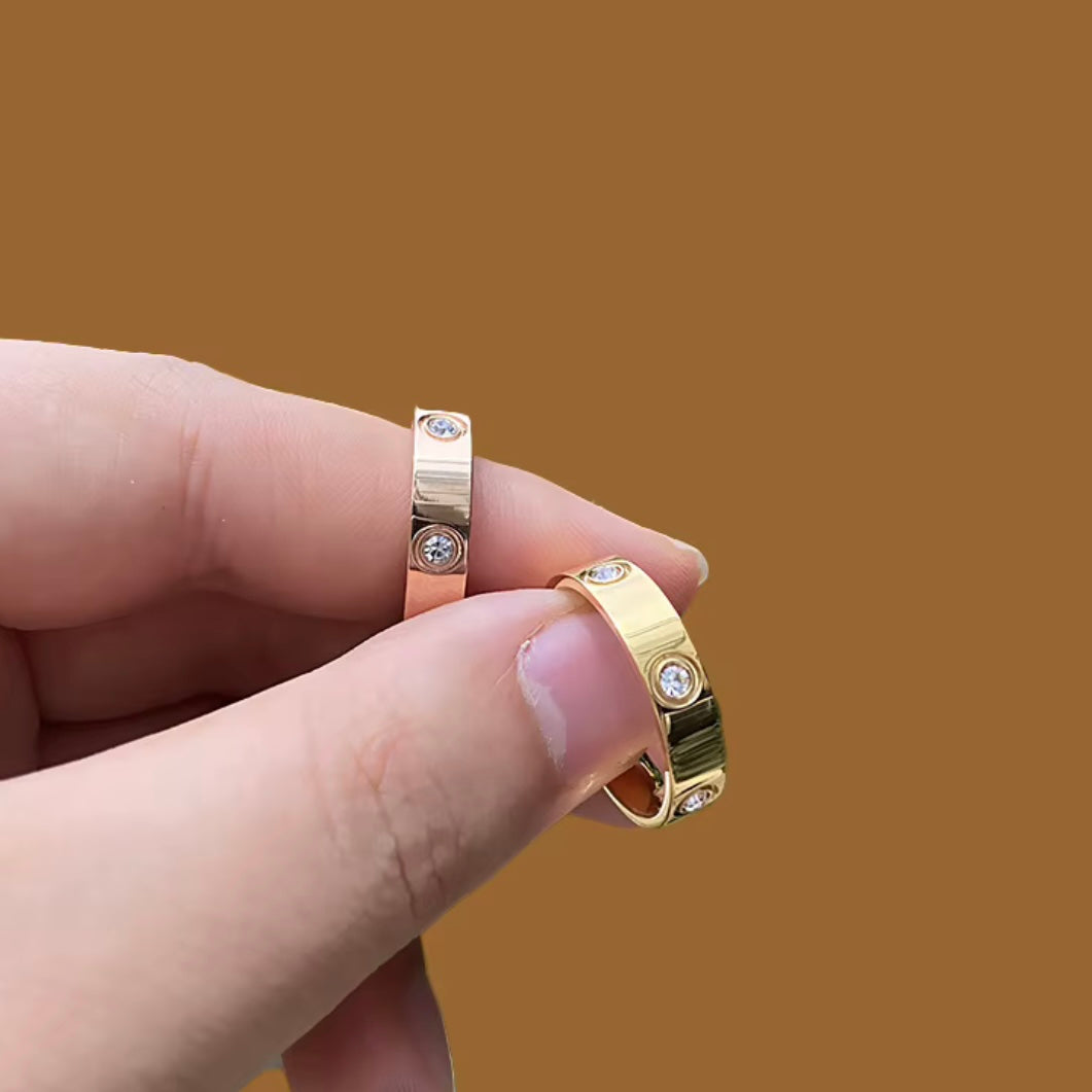 Cartier inspired love rings