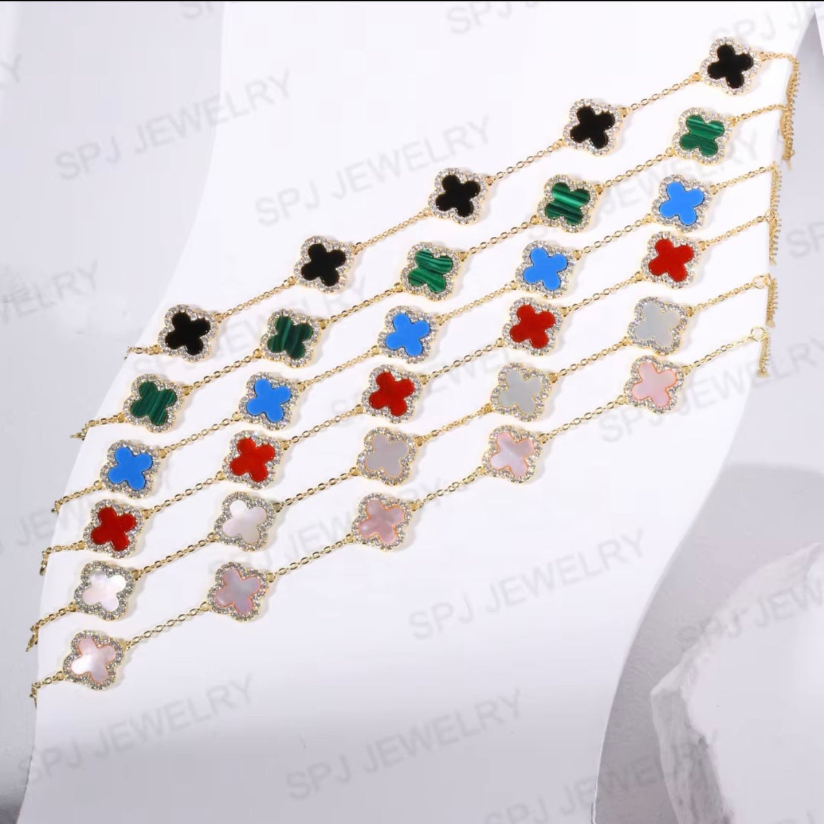 Four leaf clover bracelets
