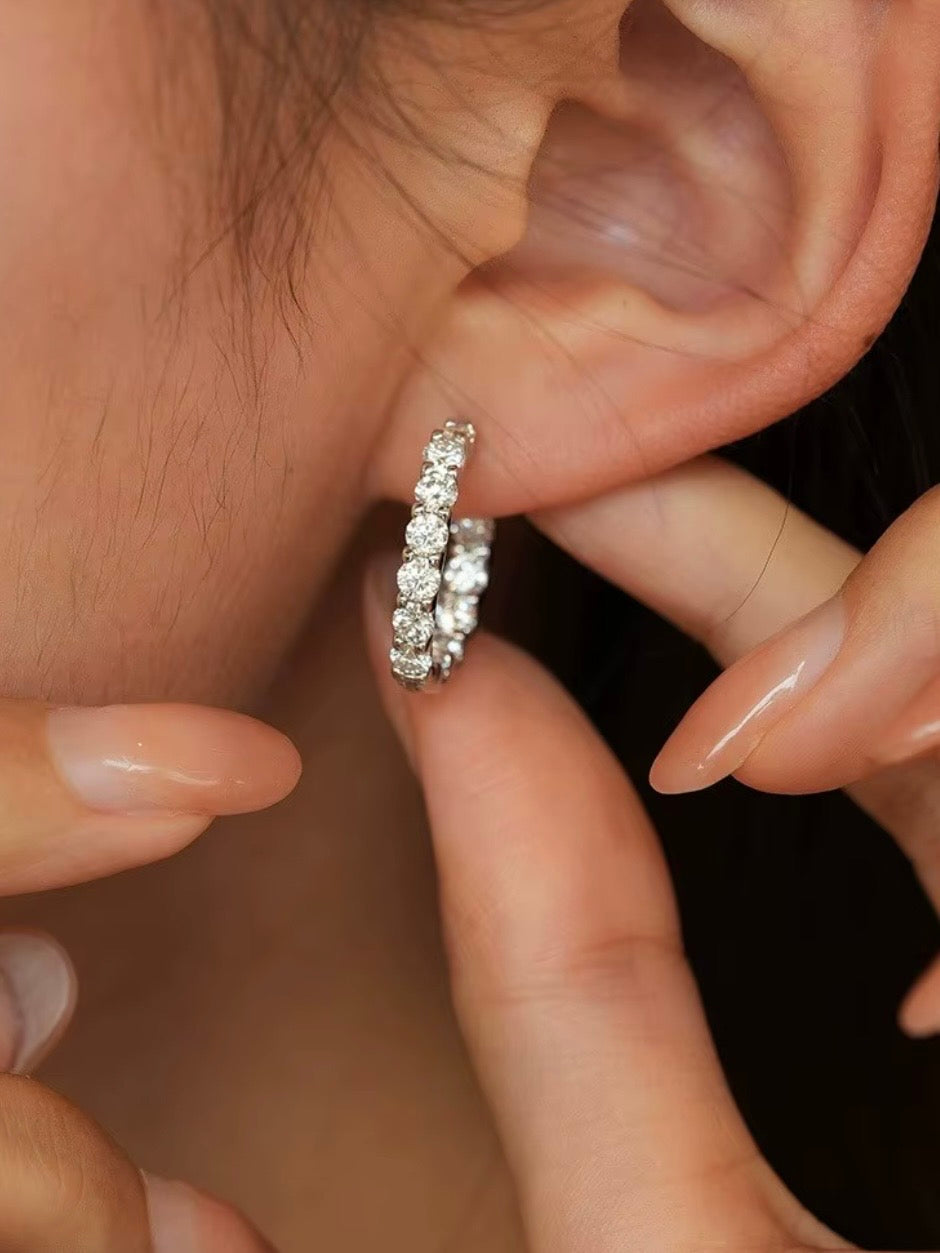 Hoop earrings