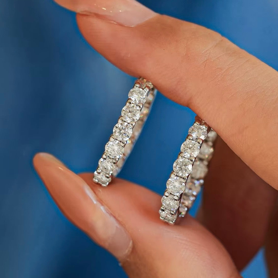 Hoop earrings
