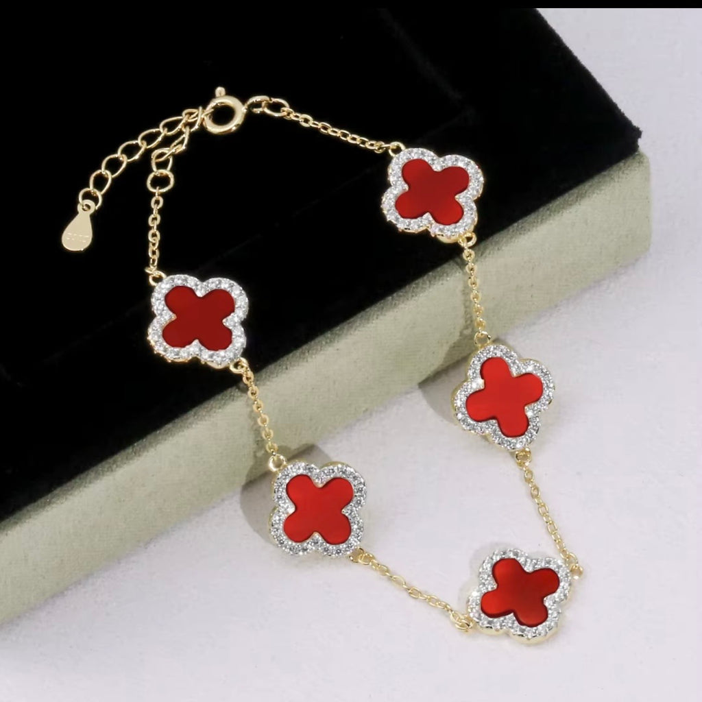 Four leaf clover bracelets