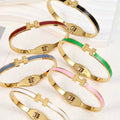 Hermes inspired bangles