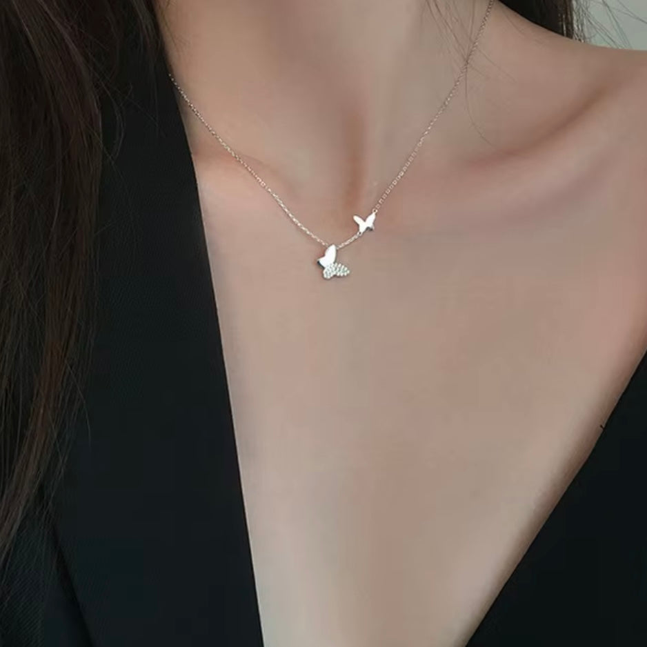 Double Butterfly necklace
