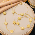 18k flower set