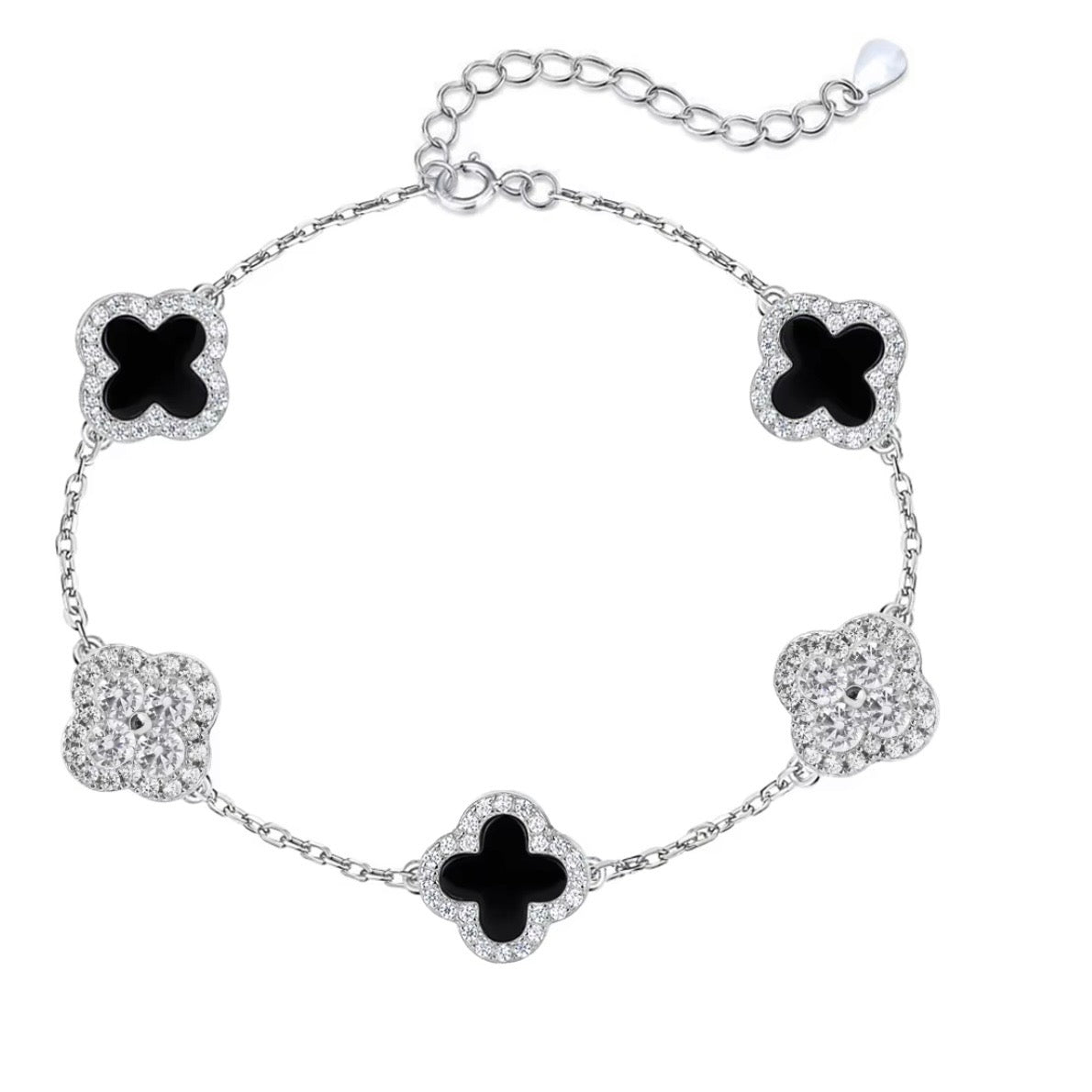 Van cleef inspired clover bracelet