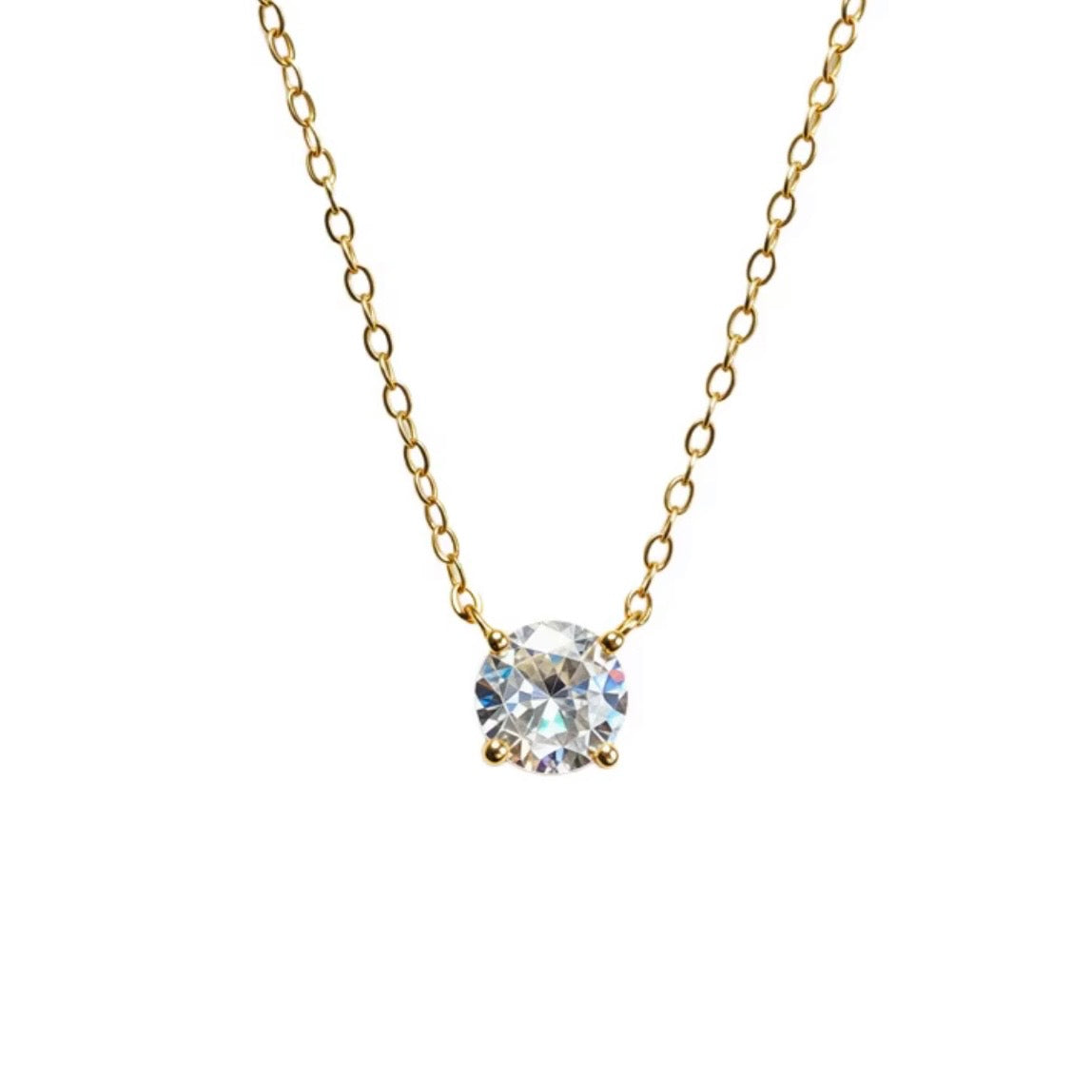 Diamond pendant necklace