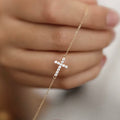 Cross pendant bracelet