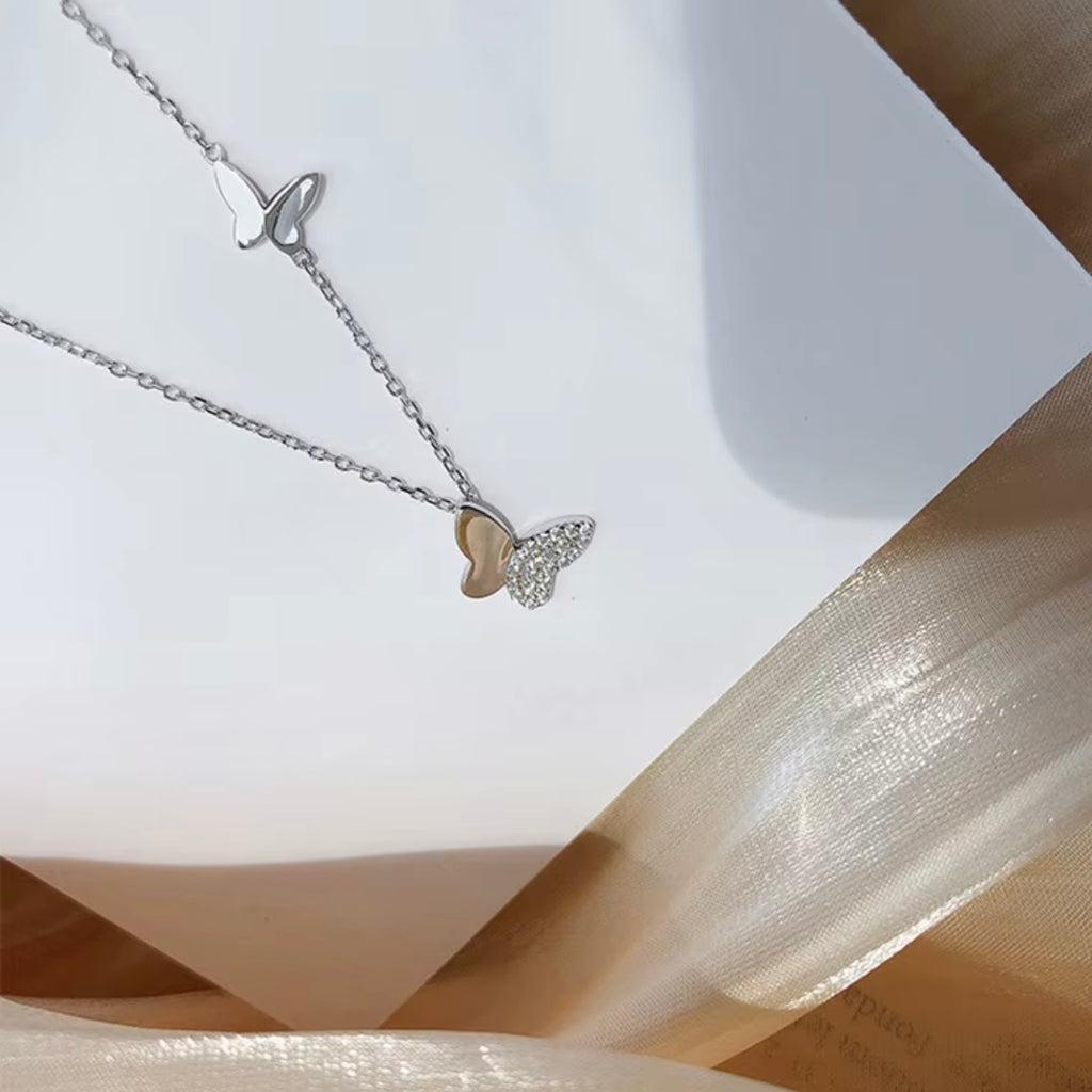Double Butterfly necklace