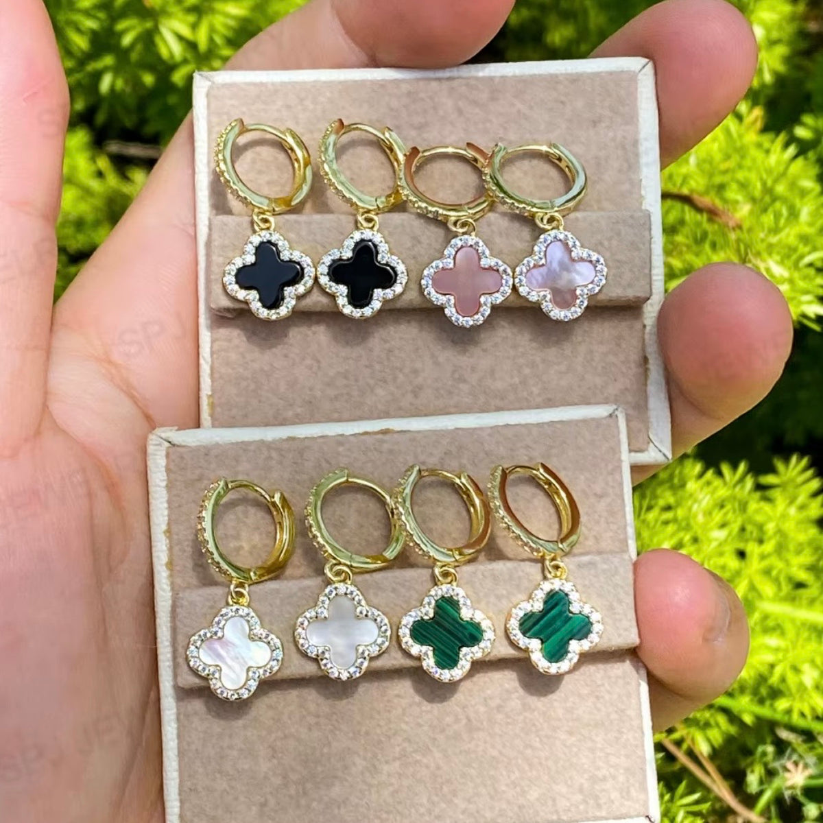 Clover earrings