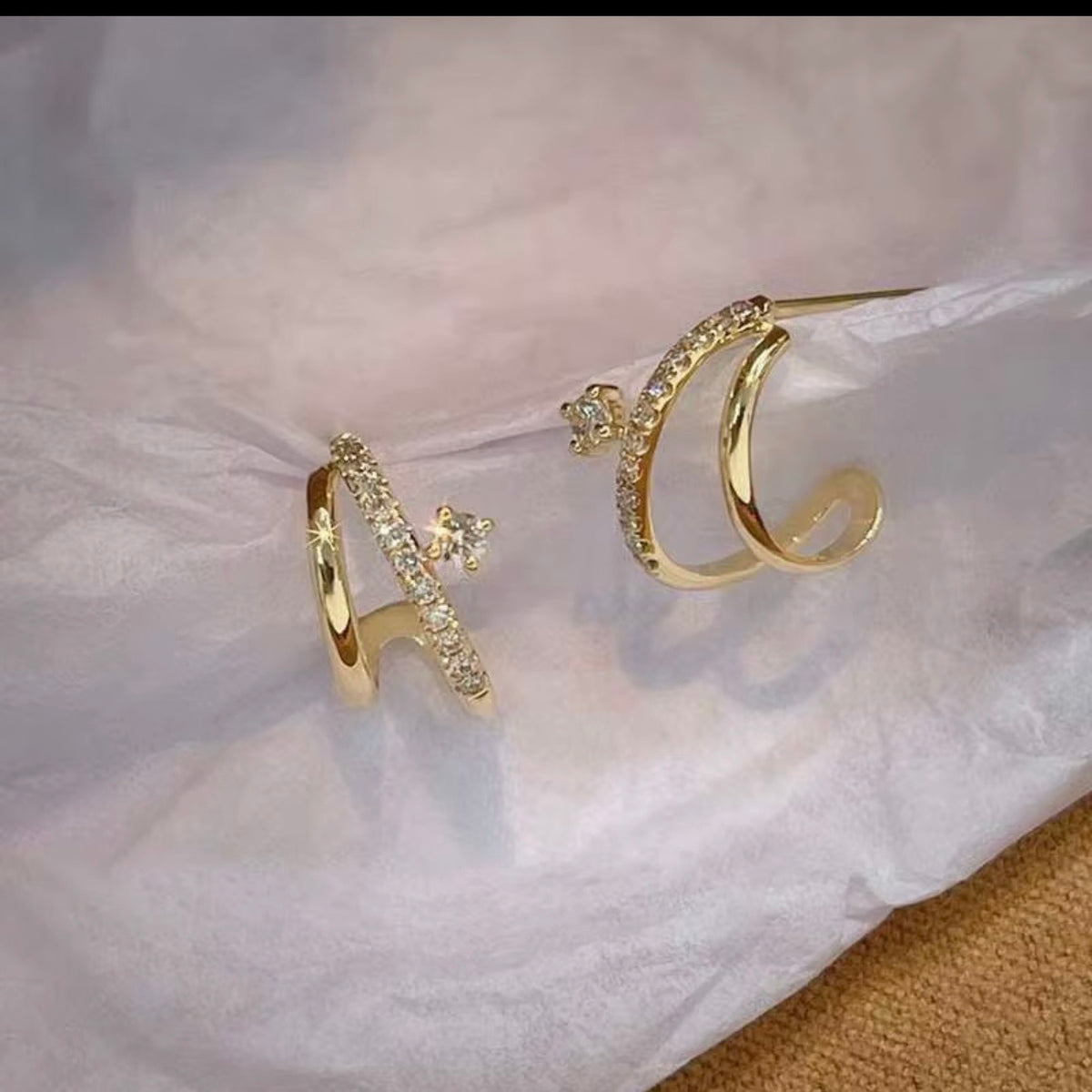 Double Layer Earrings